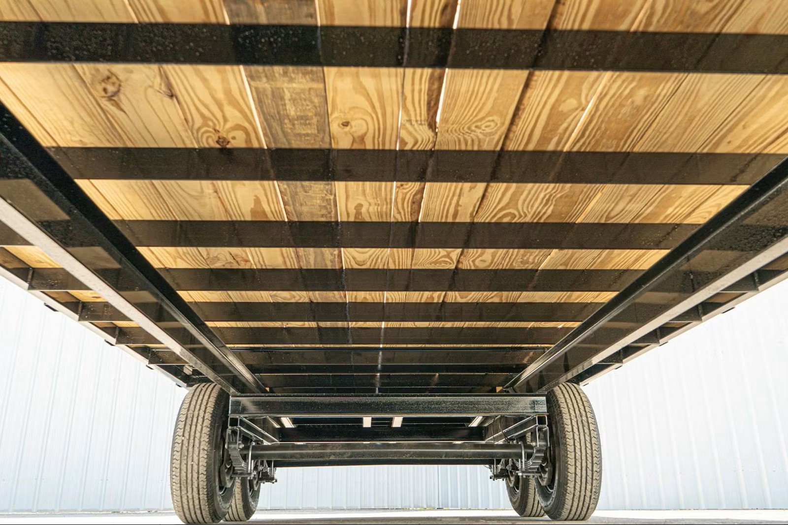 24x102 Tandem Axle Deckover, 10K GVWR, Slide In Ramps - Image 4