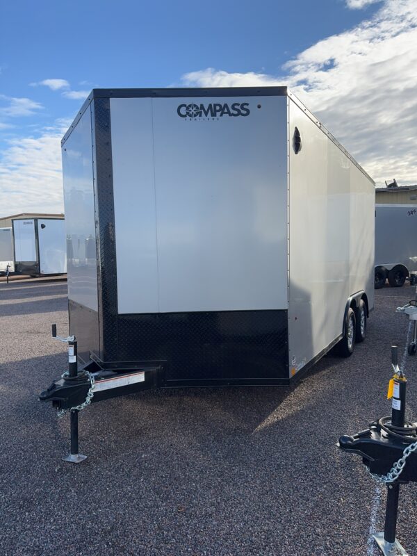 16x8.5 Jasper SE Car Hauler, 7K GVWR, Ramp Door
