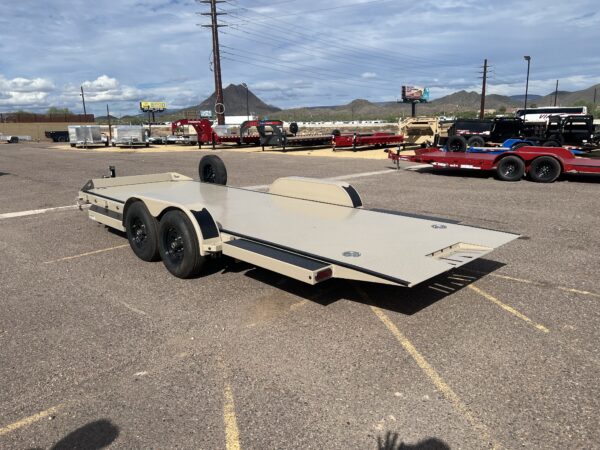 20x83 IronBull Tandem Axle Car Hauler Tilt, 10K GVWR, Steel Deck