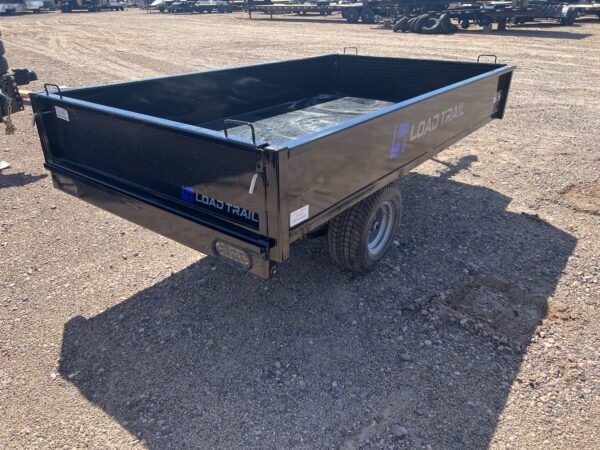08x53 Single Axle Dump, 3K GVWR, w/ Ramps