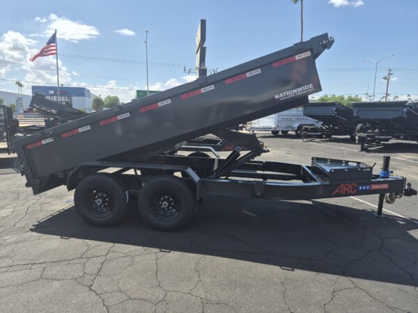 14x83 Scissor-Lift Dump, 14K GVWR, 24" Sides