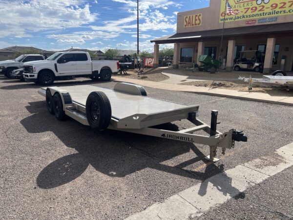 20x83 IronBull Tandem Axle Car Hauler Tilt, 10K GVWR, Steel Deck