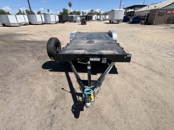 20x83 Tandem Axle, 10K GVWR, Steel Deck Car Hauler, Slide-In Ramps