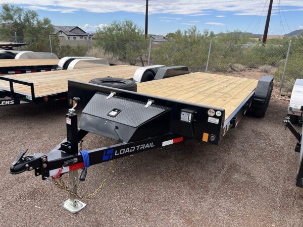 20x83 Tandem Axle Car Hauler, 10K GVWR, Slide In Ramps