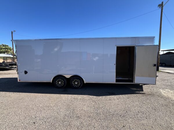 24x8.5 Jasper SE Car Hauler, 10K GVWR, Side Escape Door, Ramp Door
