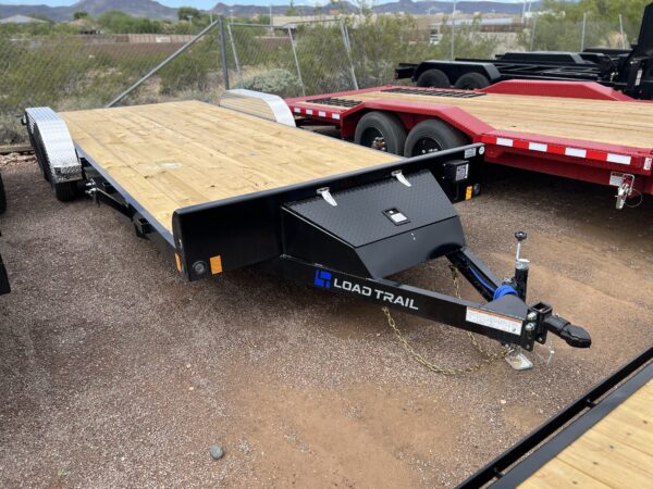 20x83 Tandem Axle Car Hauler, 7K GVWR, Slide In Ramps