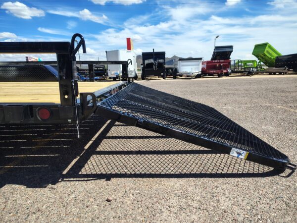 16x83 Tandem Axle, 7K GVWR, Channel Utility w/ Square Tube Siderails