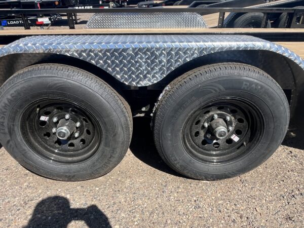 20x83 Tandem Axle, 10K GVWR, Channel Utility w/ 4' Fold Up Gate, ATV Ramps