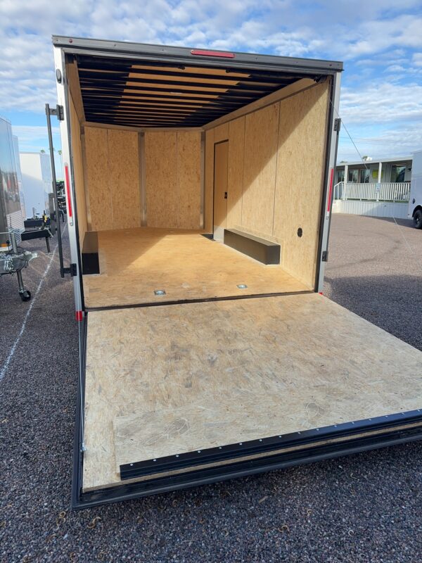 16x8.5 Jasper SE Car Hauler, 7K GVWR, Ramp Door