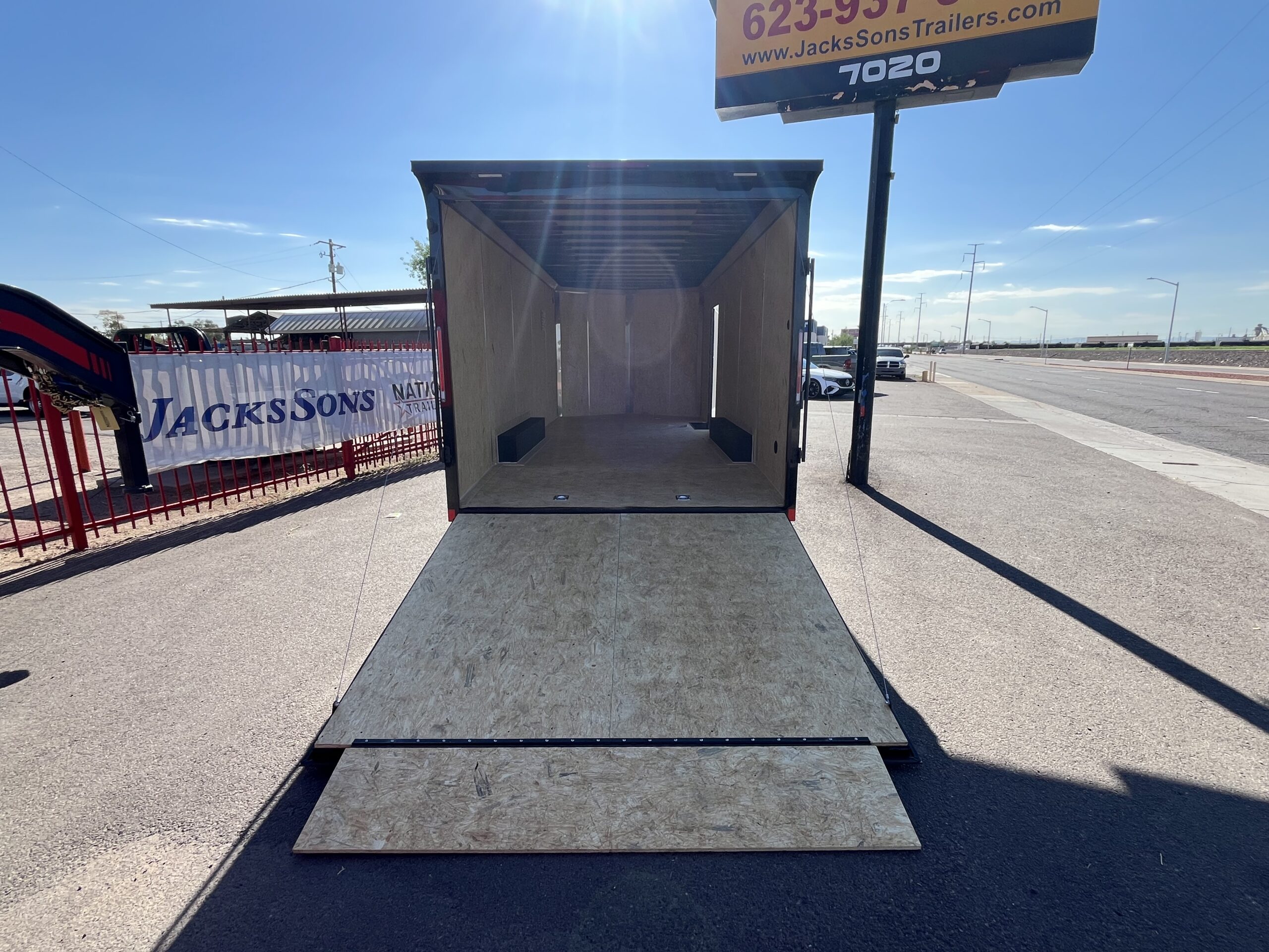 20x8.5 Jasper SE Car Hauler, 10K GVWR, Ramp Door - Image 5