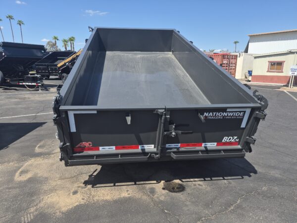 14x83 Scissor-Lift Dump, 14K GVWR, 24" Sides