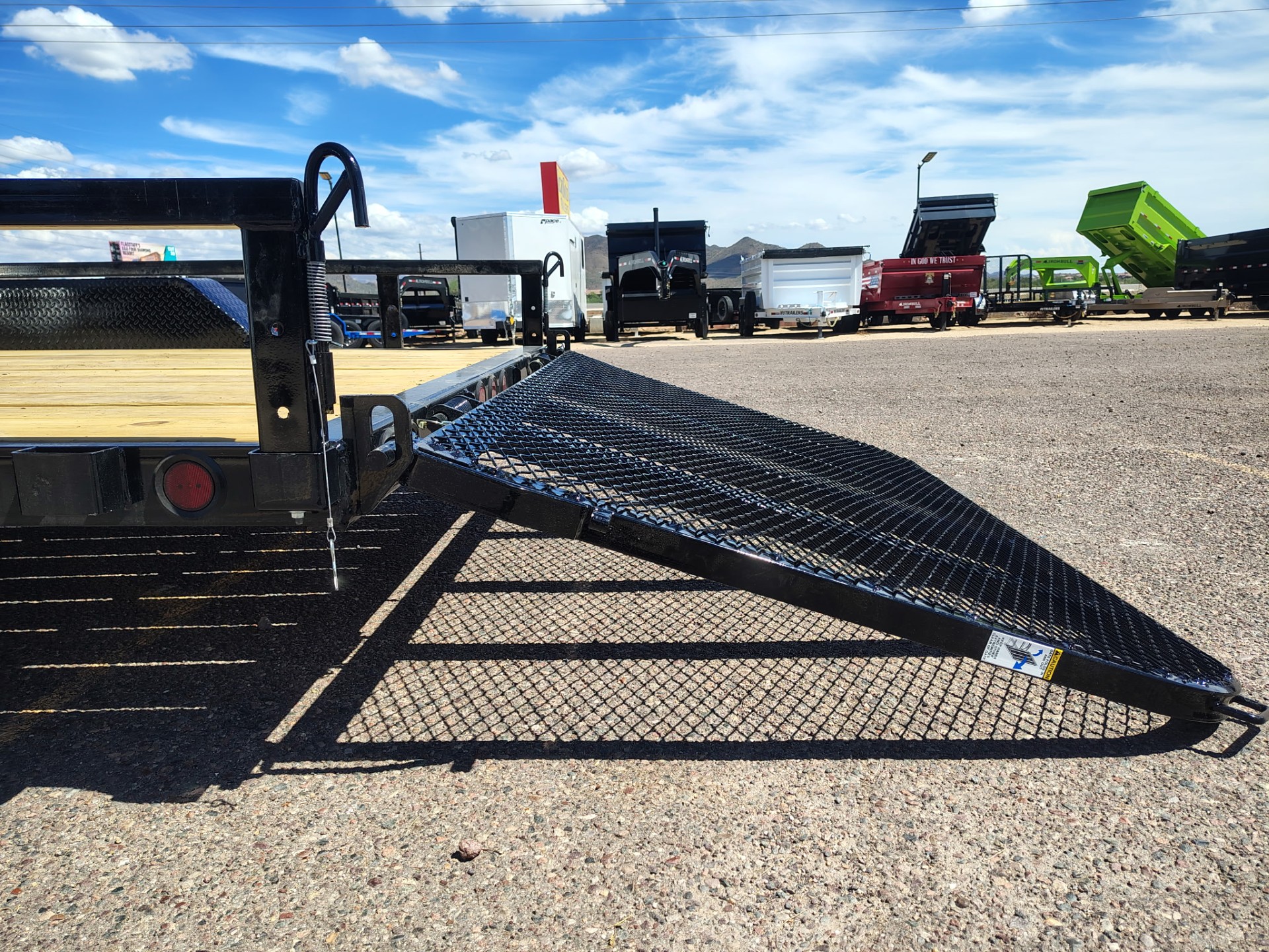 16x83 Tandem Axle, 7K GVWR, Channel Utility w/ Square Tube Siderails - Image 5