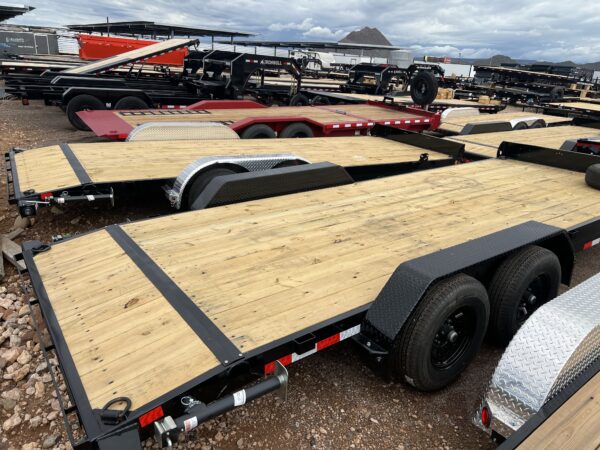 20x83 Tandem Axle Car Hauler, 10K GVWR, Slide In Ramps