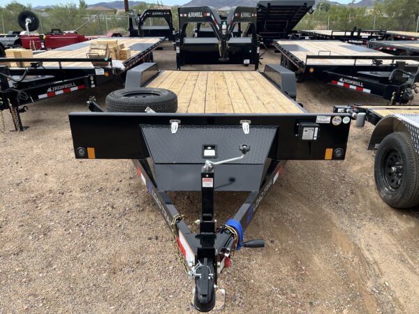 18x83 Tandem Axle Car Hauler, 10K GVWR, Slide In Ramps