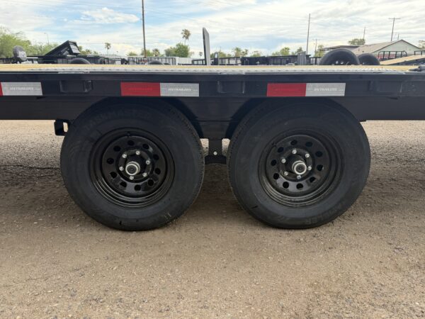 24x102 Tandem Axle Deckover, 10K GVWR, Slide In Ramps