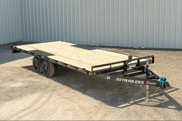 24x102 Tandem Axle Deckover, 10K GVWR, Slide In Ramps