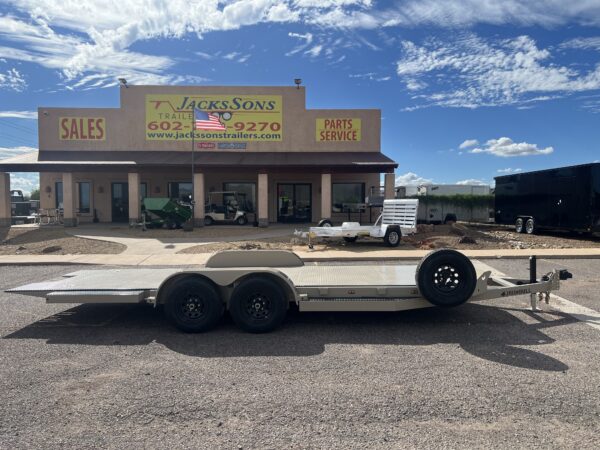 20x83 IronBull Tandem Axle Car Hauler Tilt, 10K GVWR, Steel Deck