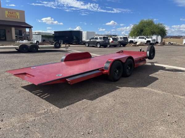 20x83 IronBull Tandem Axle Car Hauler Tilt, 10K GVWR, Steel Deck