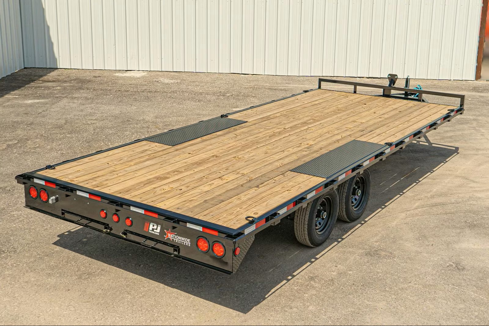 24x102 Tandem Axle Deckover, 10K GVWR, Slide In Ramps - Image 3