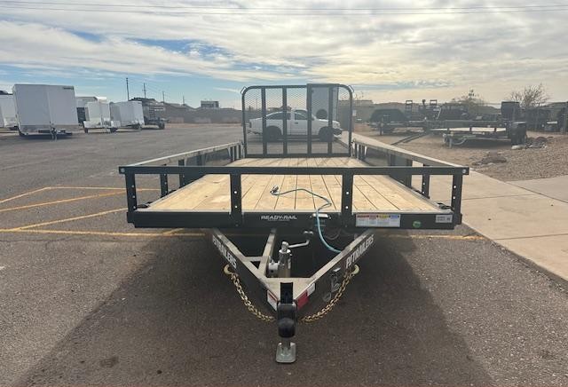 16x77 Tandem Axle, 7K GVWR, Channel Utility w/ Square Tube Siderails - Image 2