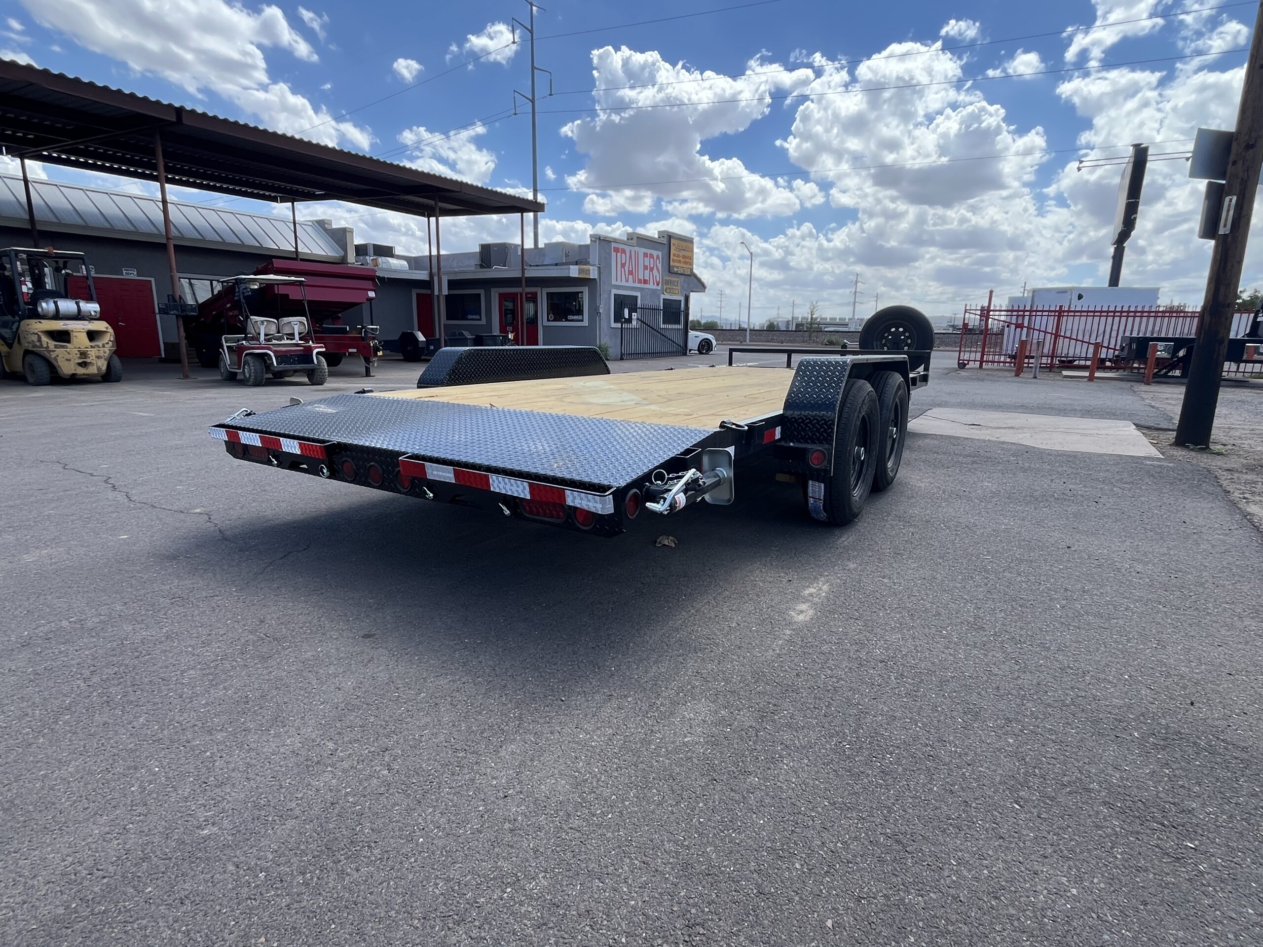 18x83 Tandem Axle Channel Equipment, 10K GVWR, Slide-In Ramps - Image 3