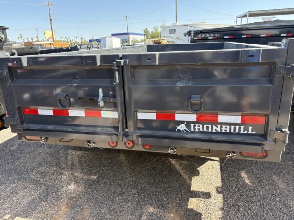 14x83 IronBull Tandem Axle Dump, 15K GVWR, 24" Sides