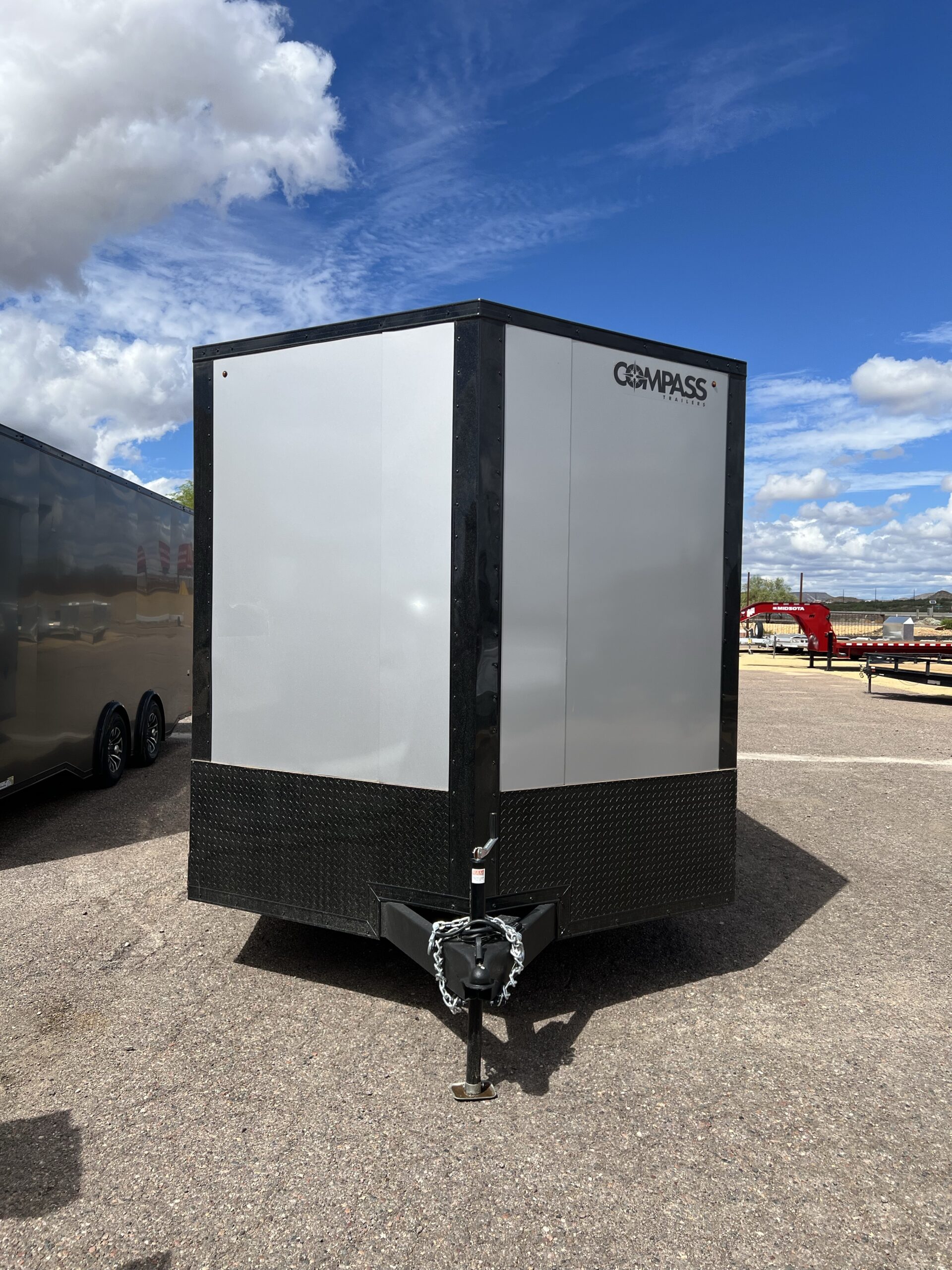 24x8.5 Jasper SE Car Hauler, 10K GVWR, White Vinyl Walls/Ceiling, Stabilizer Jacks, Ramp Door - Image 8