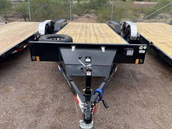 20x83 Tandem Axle Car Hauler, 10K GVWR, Slide In Ramps