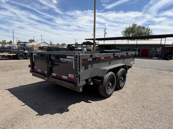 14x83 Scissor-Lift Dump, 14K GVWR, 24" Sides