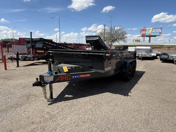 14x83 Scissor-Lift Dump, 14K GVWR, 24" Sides