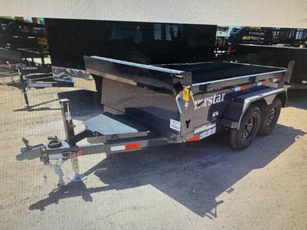 10x60 Norstar Tandem Axle Dump, 7K GVWR, 20" Sides