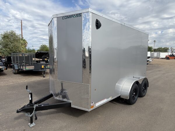 12x7 Indigo DLX, 7K GVWR, Ramp Door