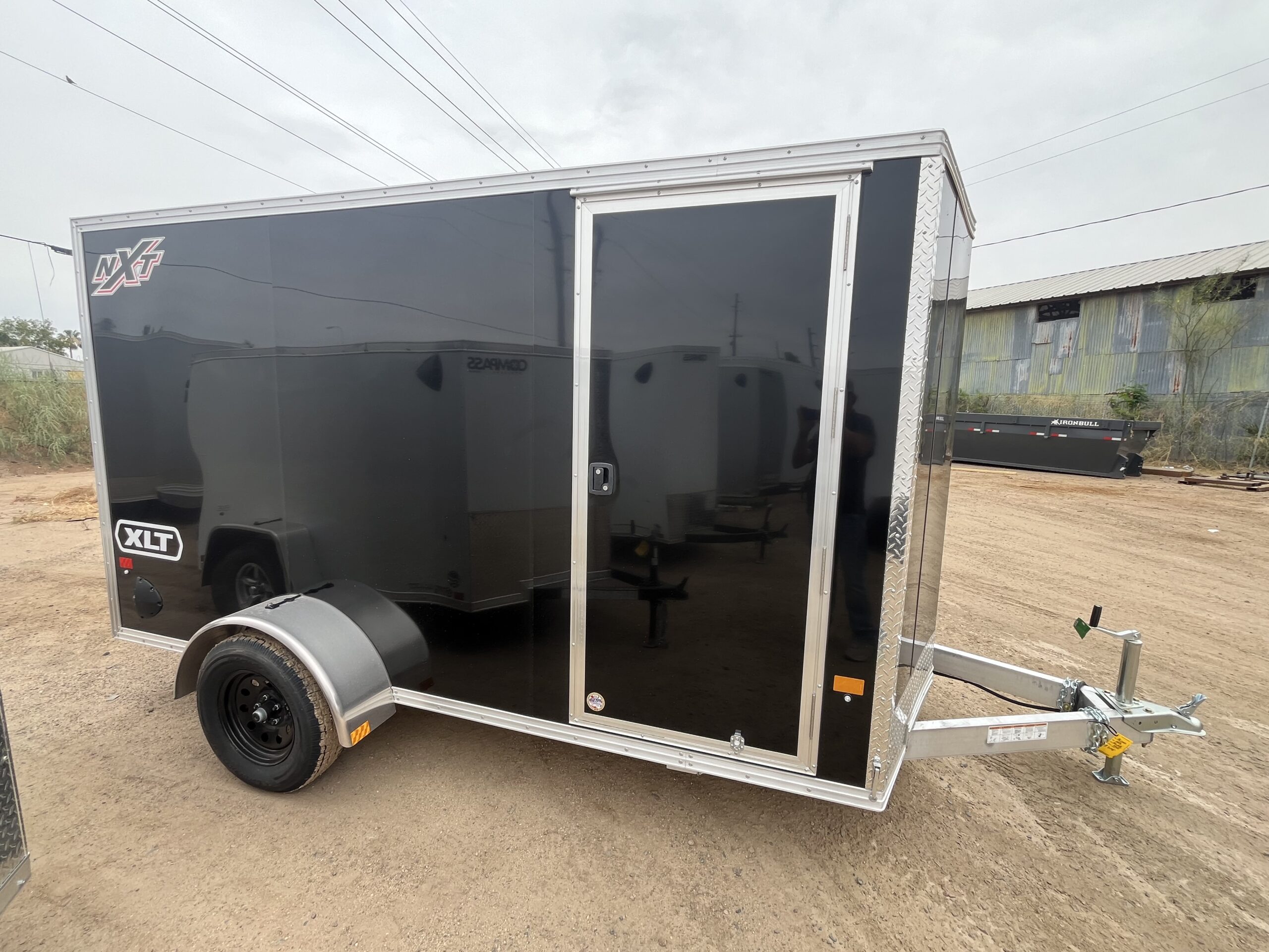 12x6 All Aluminum NXT Enclosed, 3K GVWR, Side Door, Ramp Door - Image 3