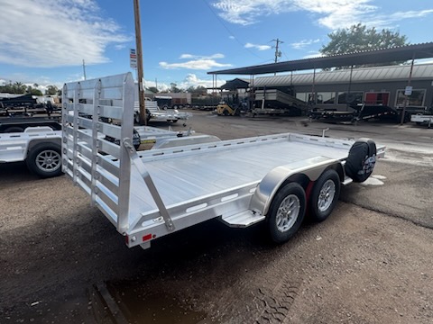 16x80 All Aluminum, 8.5K GVWR, Tandem Axle, Electric Brake, Ramps, W/ Tailgate, RTD (8016TA-EL-R-TG-RTD) - Image 5