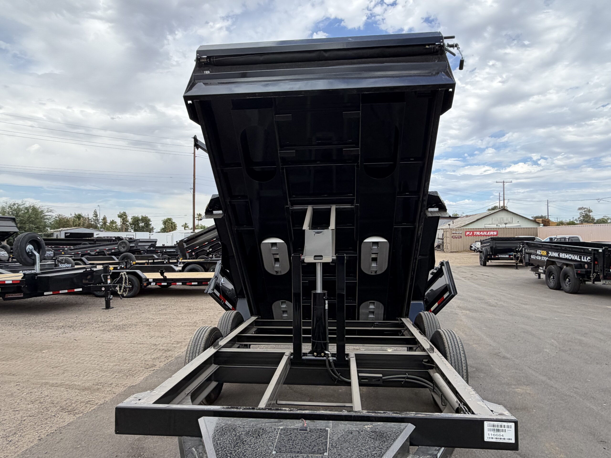 12x83 IronBull Tandem Axle Dump, 15K GVWR, 24" Sides, Solar Charger - Image 9