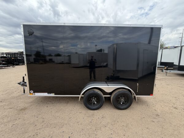 14x7 Indigo DLX, 7K GVWR, Rear Double Doors