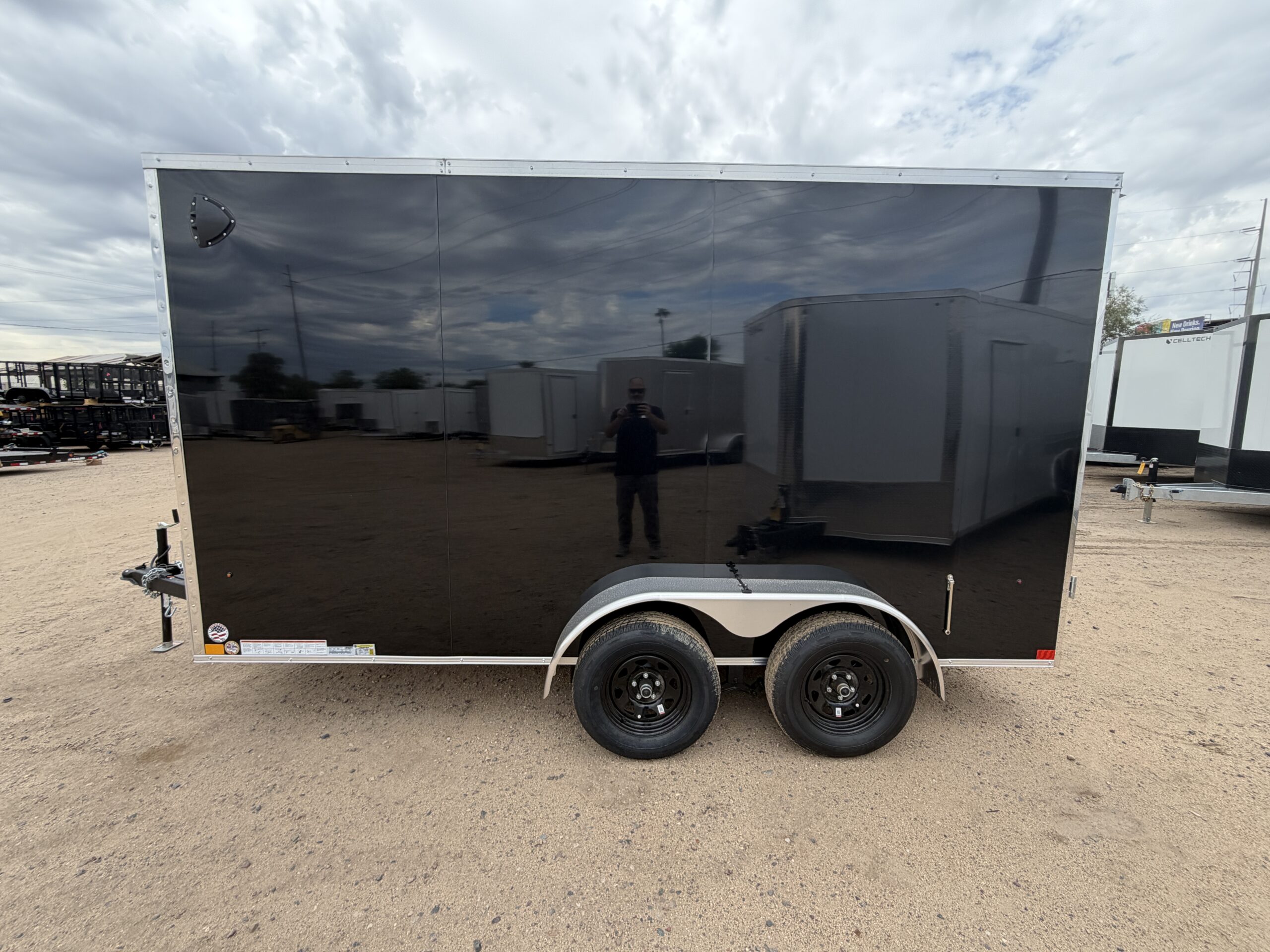 14x7 Indigo DLX, 7K GVWR, Rear Double Doors - Image 7