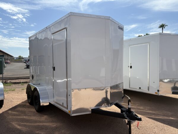 12x6 Indigo DLX, 7K GVWR, Rear Double Doors