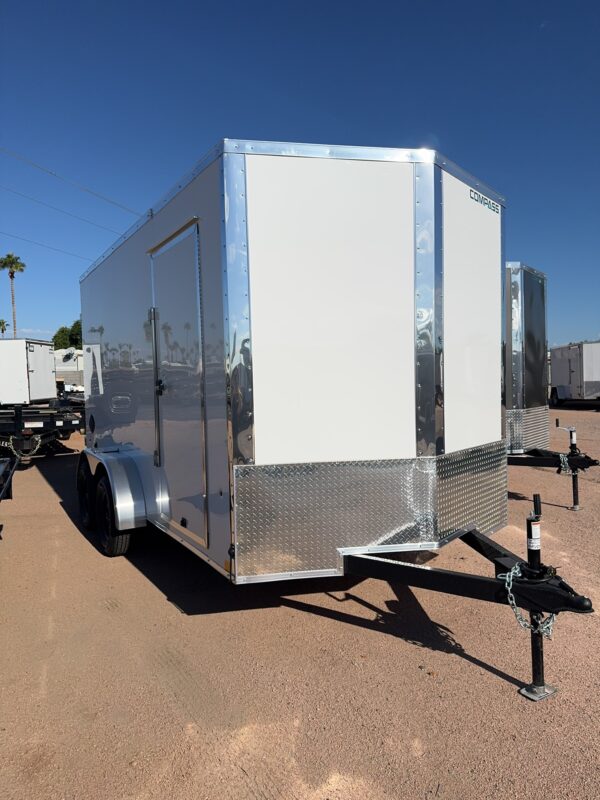 14x7 Indigo DLX, 7K GVWR, Rear Double Doors