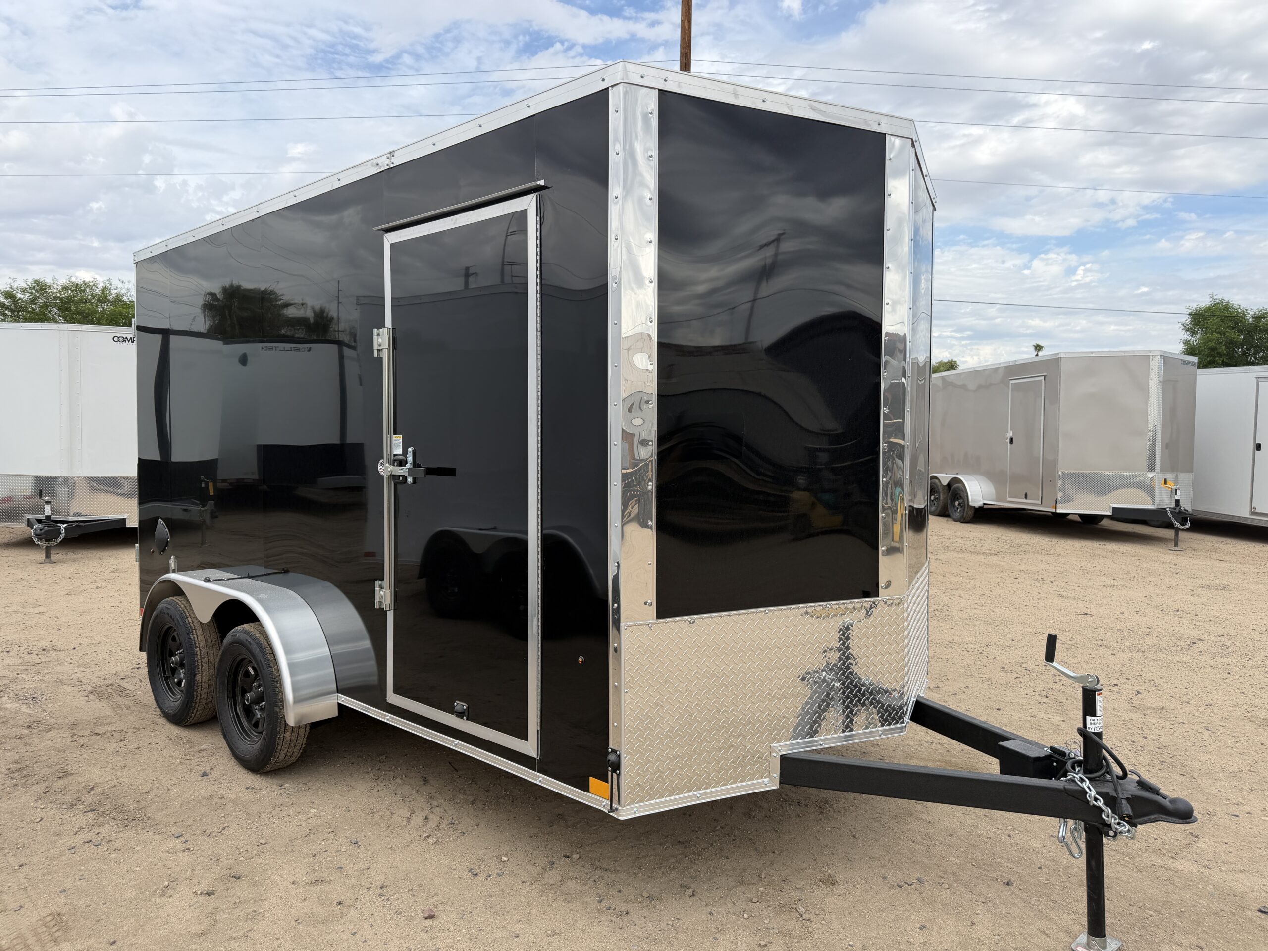 14x7 Indigo DLX, 7K GVWR, Rear Double Doors - Image 4