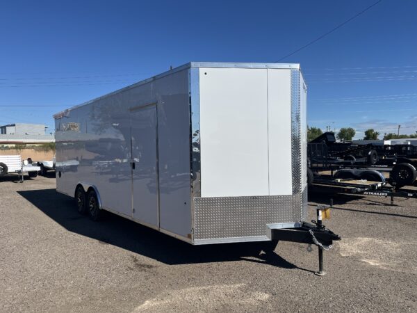 24x8.5 Jasper SE Car Hauler, 10K GVWR, Side Escape Door, Ramp Door
