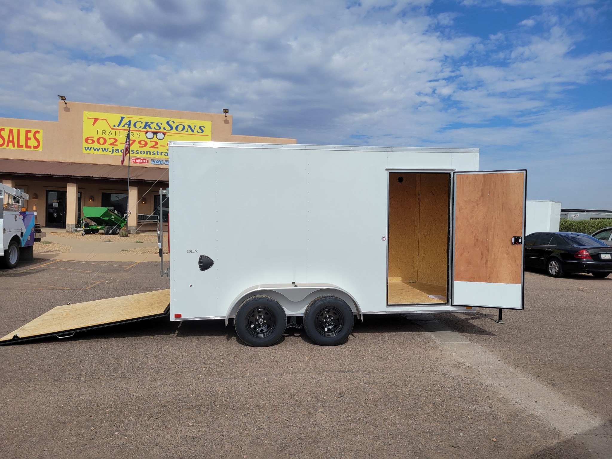 14x7 Indigo DLX, 7K GVWR, Ramp Door - Image 3