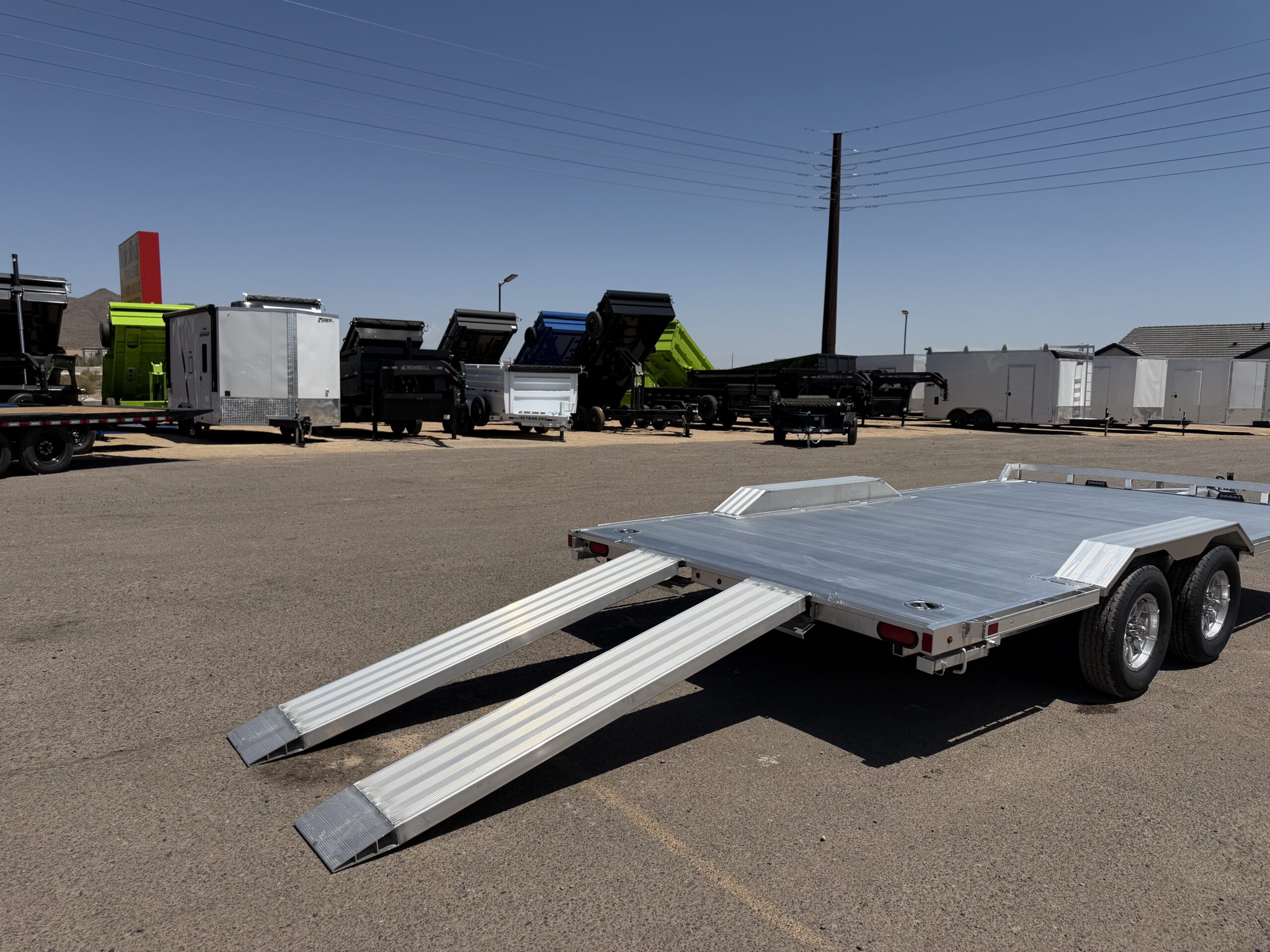 16x102 All Aluminum Wide Body, 7K GVWR, Heavy Tandem Axle, Drive-Over Fenders, Ramps, RTD (WB16H-TA-EL-DOF-R-RR-RTD) - Image 8