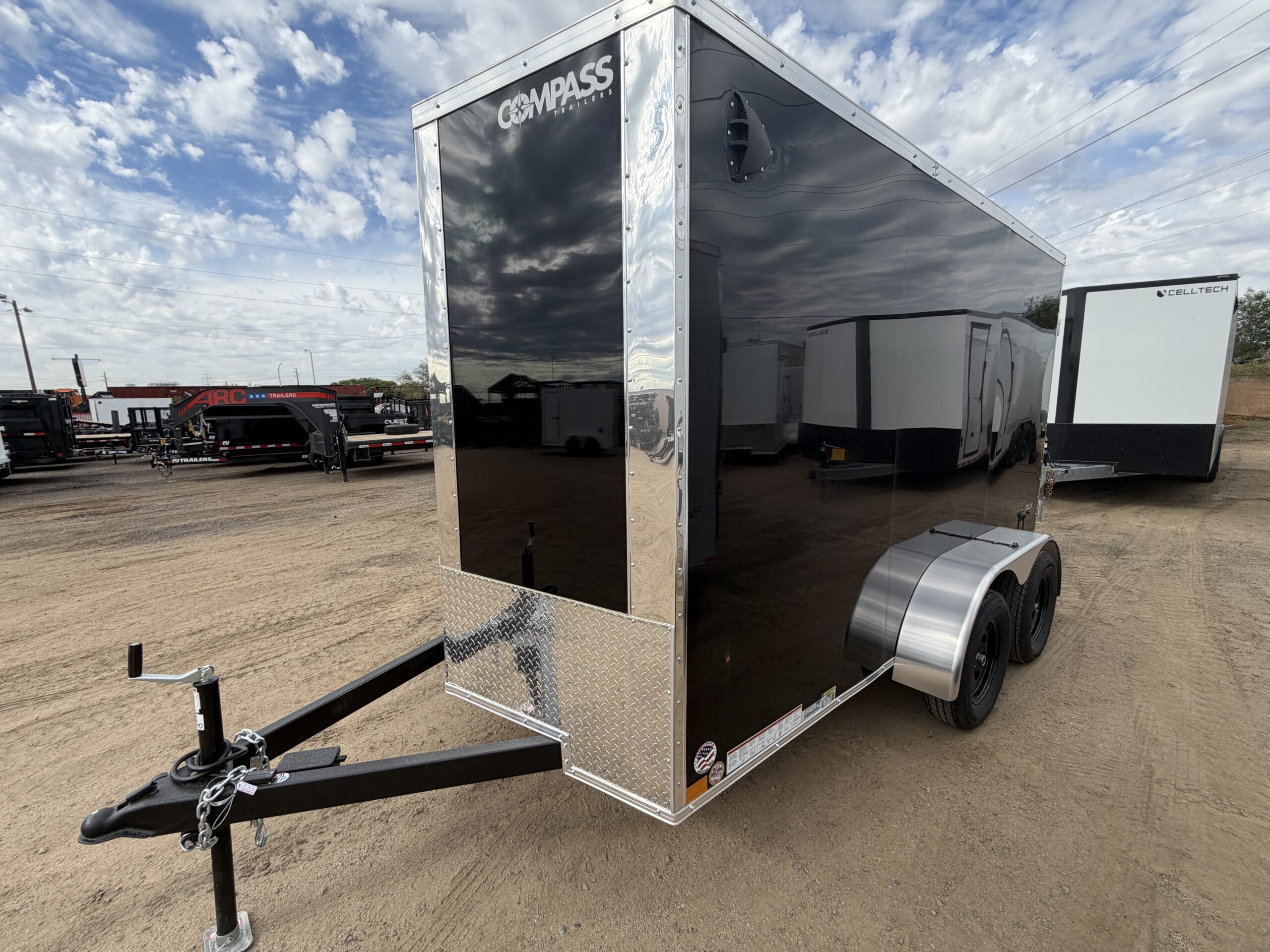 12x6 Indigo DLX, 7K GVWR, Rear Double Doors - Image 8