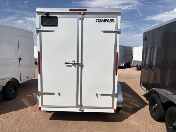 12x6 Indigo DLX, 7K GVWR, Rear Double Doors