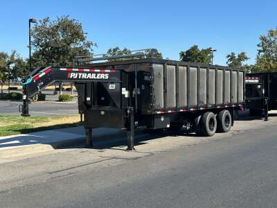20x102 Tandem Axle, 25,900K GVWR, Goosneck Dump w/Duals, 48" Sides - Image 2
