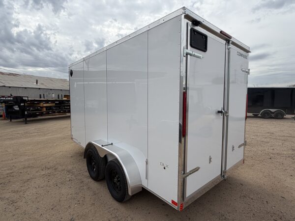 14x7 Indigo DLX, 7K GVWR, Rear Double Doors