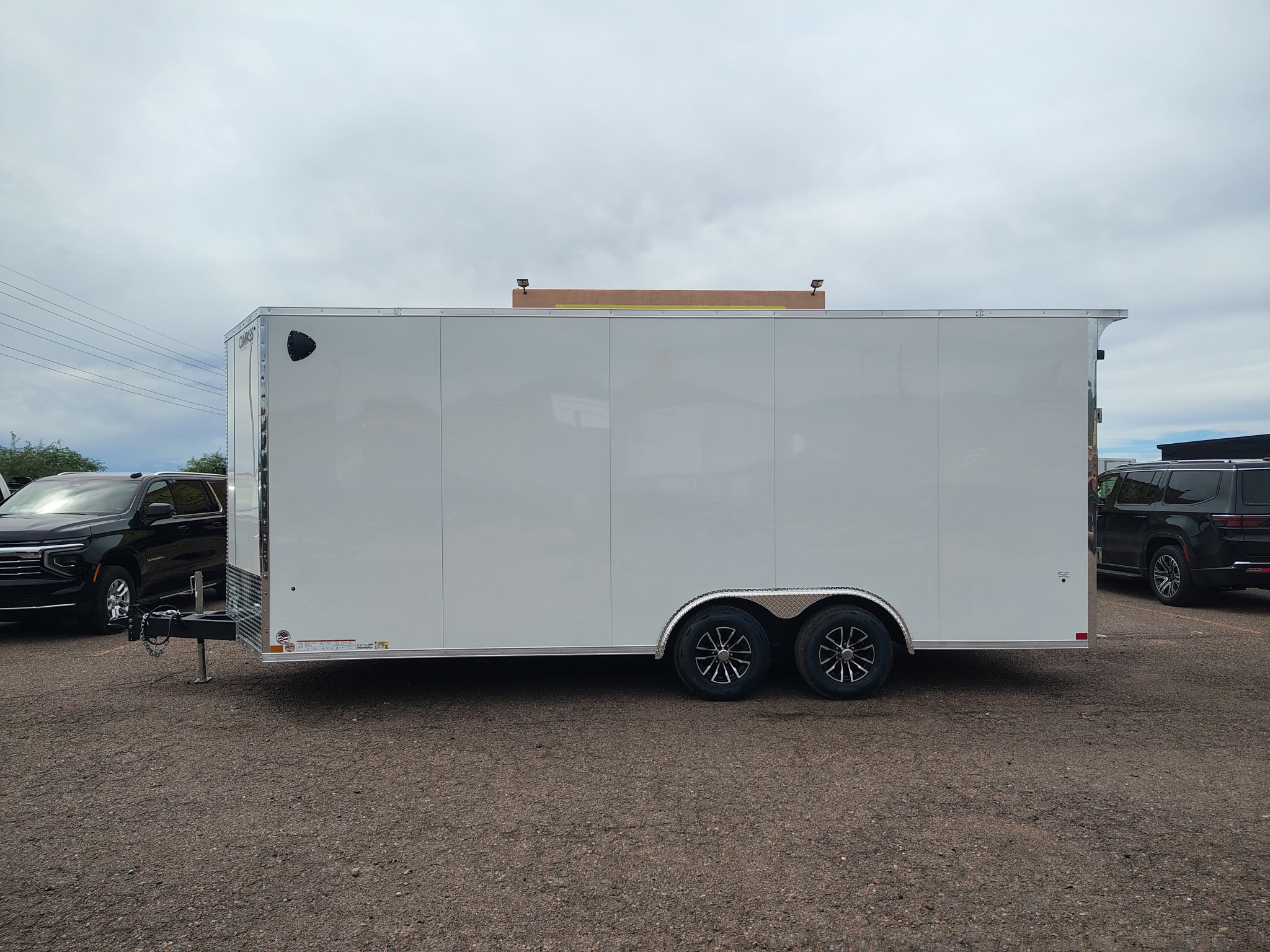 20x8.5 Jasper SE Car Hauler, 10K GVWR, Ramp Door - Image 7