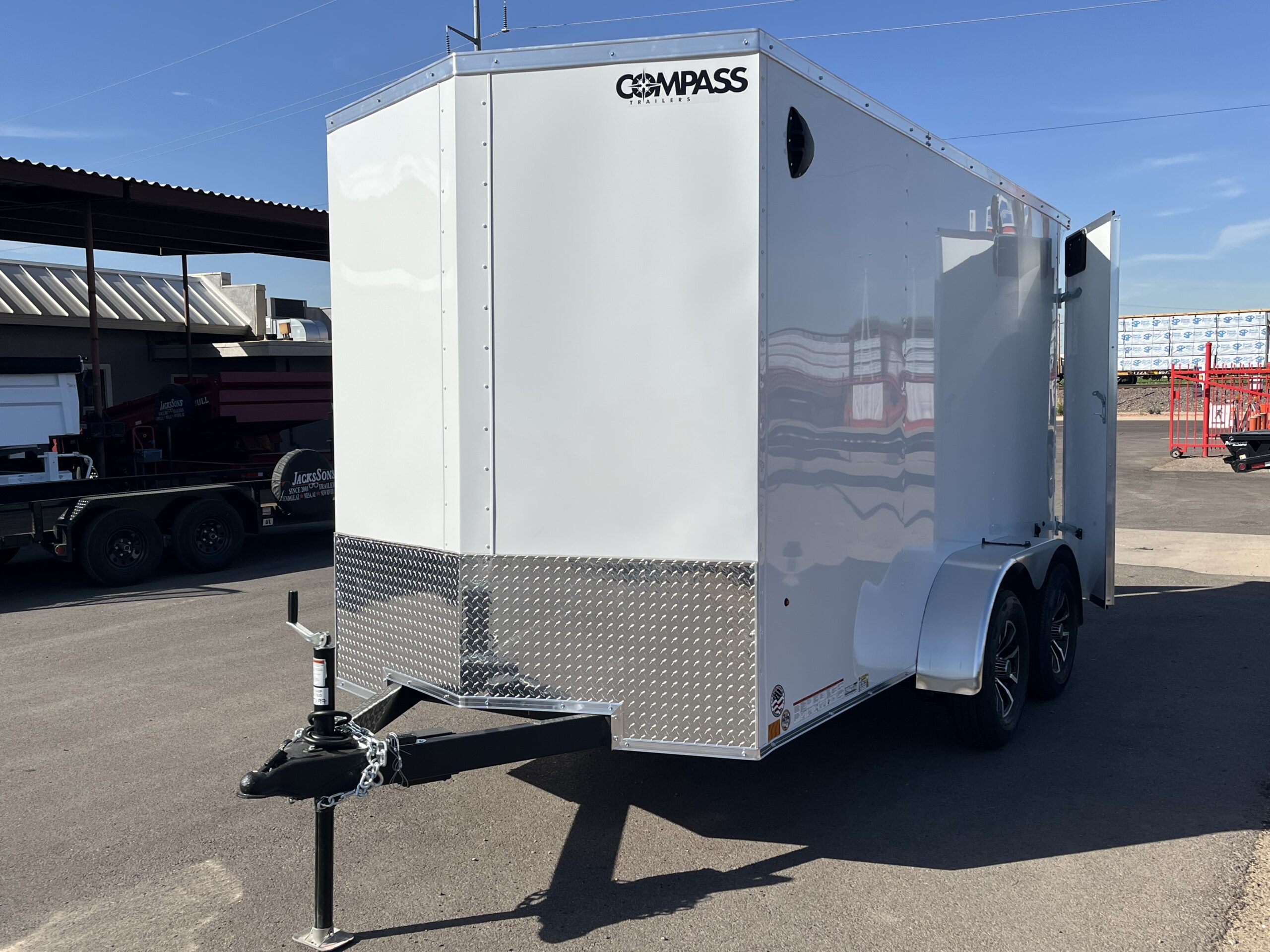 12x6 Indigo DLX, 7K GVWR, Rear Double Doors - Image 9