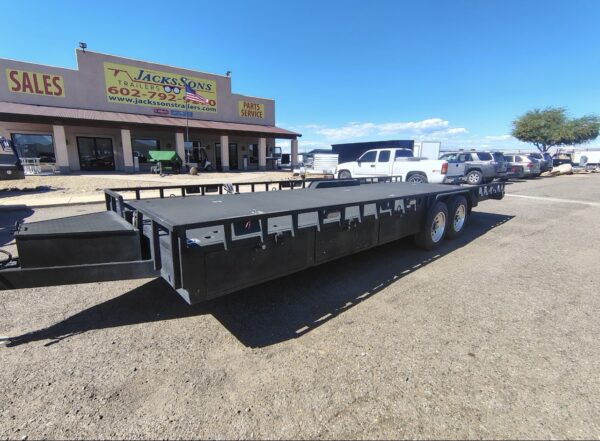 24x102" Ironbull Gooseneck, Tandem Axle, Deckover Tilt, 14K GVWR